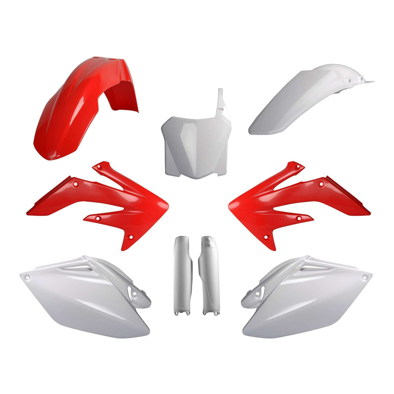 Kit plastique complet Polisport type origine couleur oem Honda CRF 250