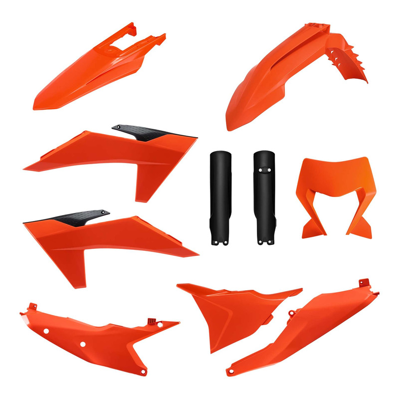 Kit plastique complet Polisport type origine couleur oem 2025 KTM EXC