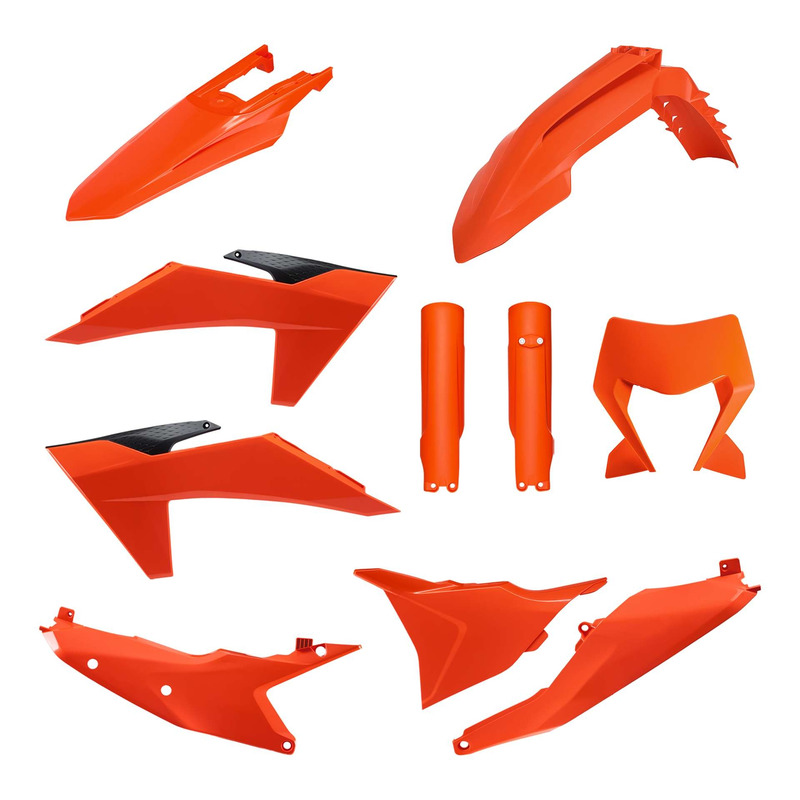 Kit plastique complet Polisport type origine orange KTM EXC 150 24-25