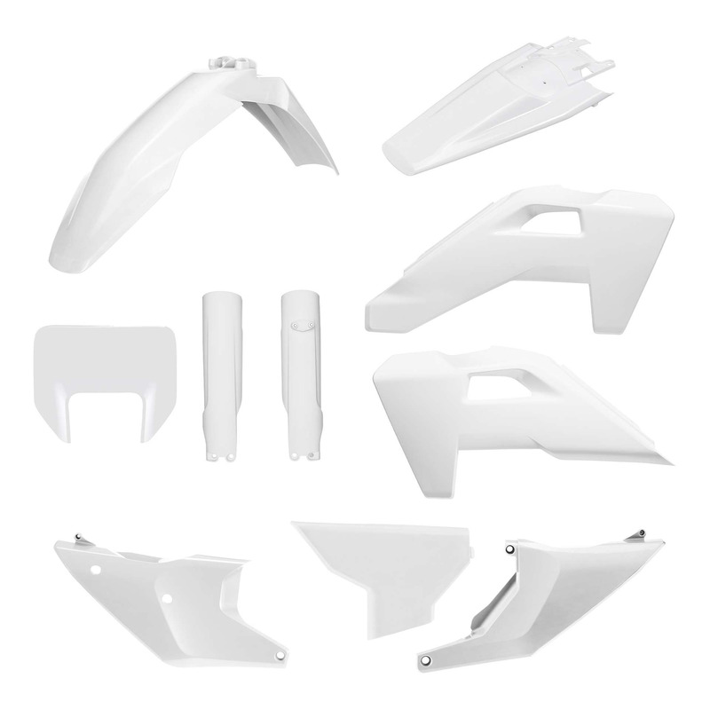 Kit plastique complet Polisport type origine blanc Husqvarna FE 350 20