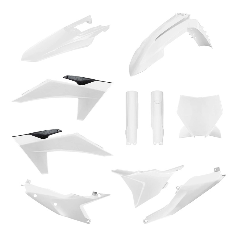 Kit plastique complet Polisport type origine blanc KTM SX-F 450 23-24