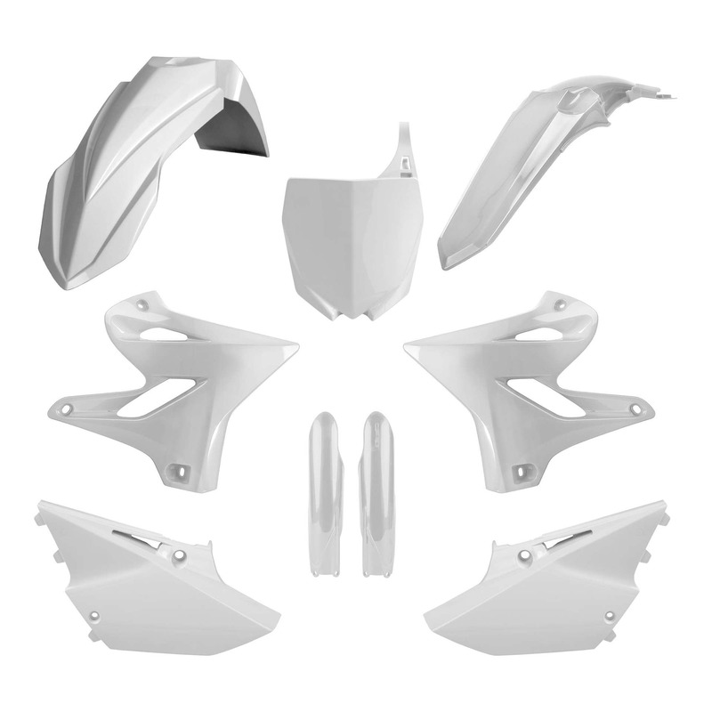 Kit plastique complet Polisport type origine blanc Yamaha YZ 125 15-21