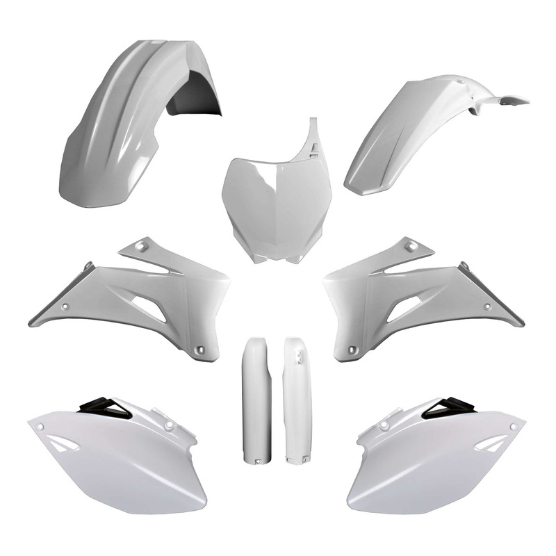 Kit plastique complet Polisport type origine blanc Yamaha YZ 250F 06-0