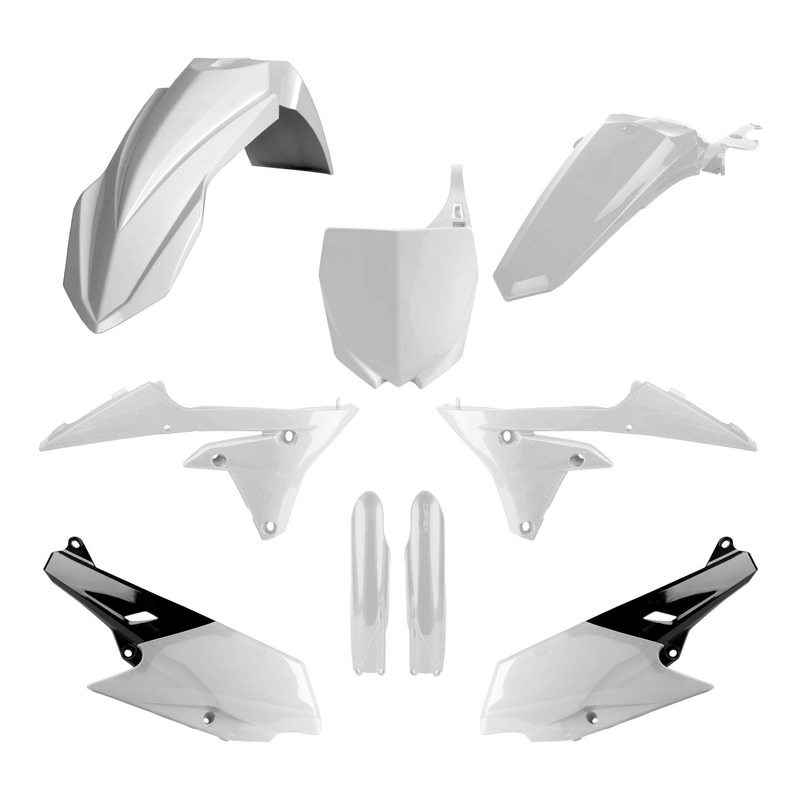 Kit plastique complet Polisport type origine blanc Yamaha YZ 250F 14-1