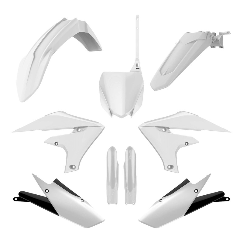 Kit plastique complet Polisport type origine blanc Yamaha YZ 250F 19-2