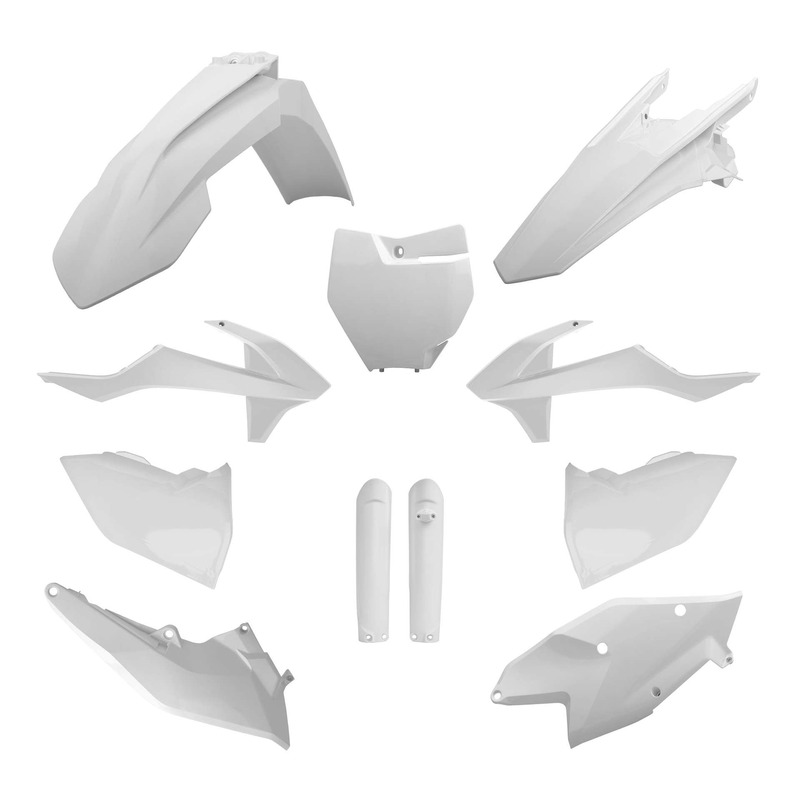 Kit plastique complet Polisport type origine blanc KTM SX-F 450 16-18