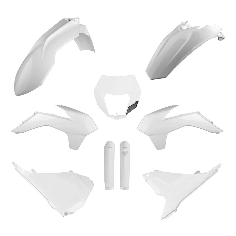 Kit plastique complet Polisport type origine blanc KTM EXC-F 350 2016