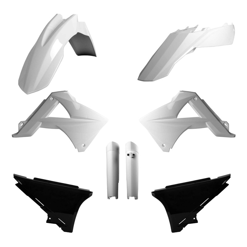 Kit plastique complet Polisport type origine blanc / noir GasGas EC 25