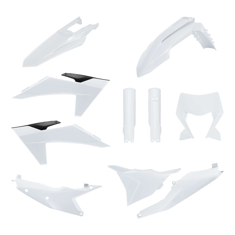 Kit plastique complet Polisport type origine blanc KTM EXC 150 24-25