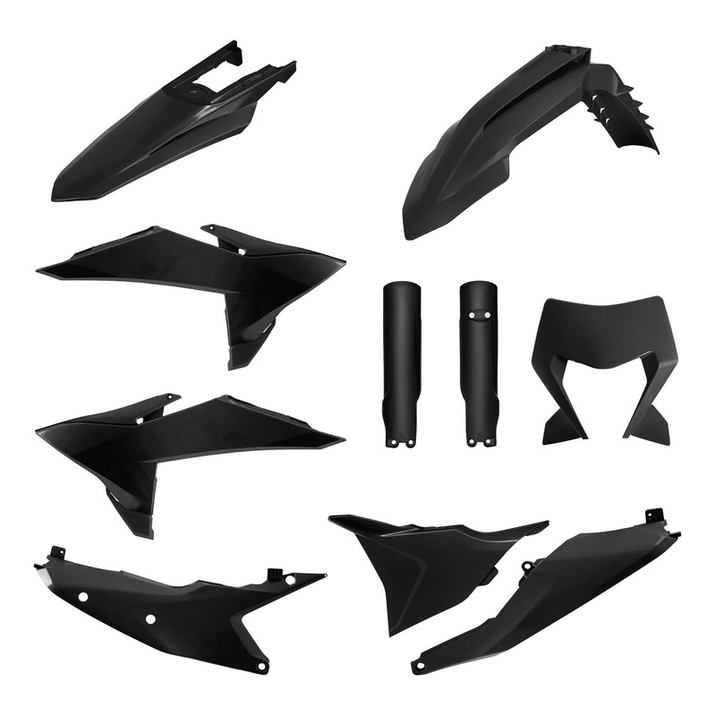 Kit plastique complet Polisport type origine noir KTM EXC-F 500 2026