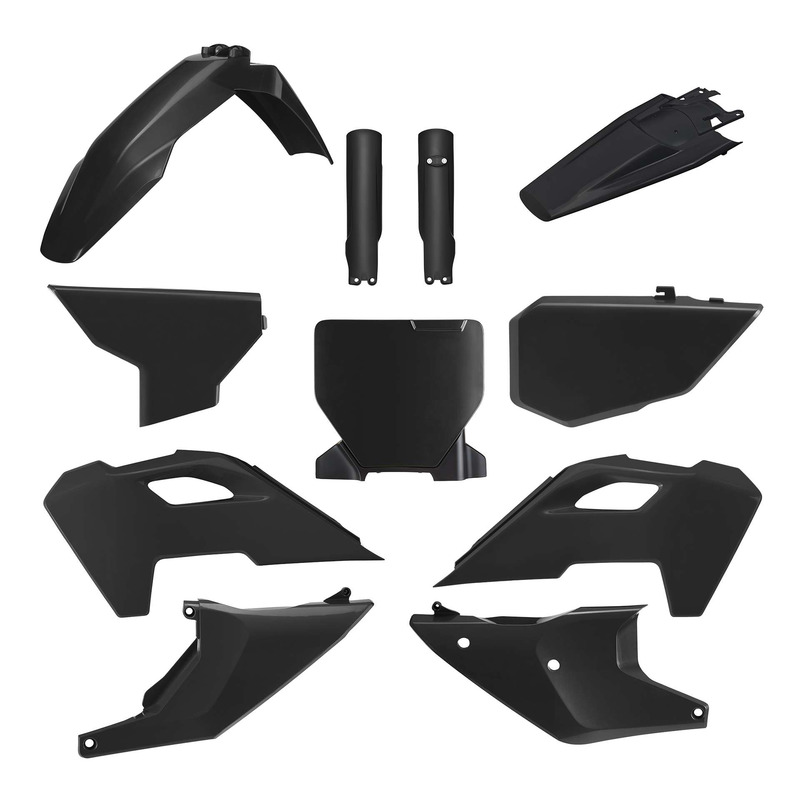 Kit plastique complet Polisport type origine noir Husqvarna TC 125 23-