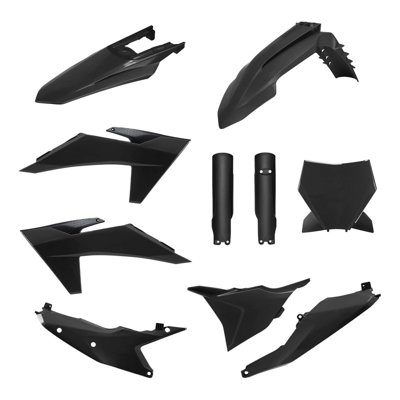 Kit plastique complet Polisport type origine noir KTM SX-F 450 23-24