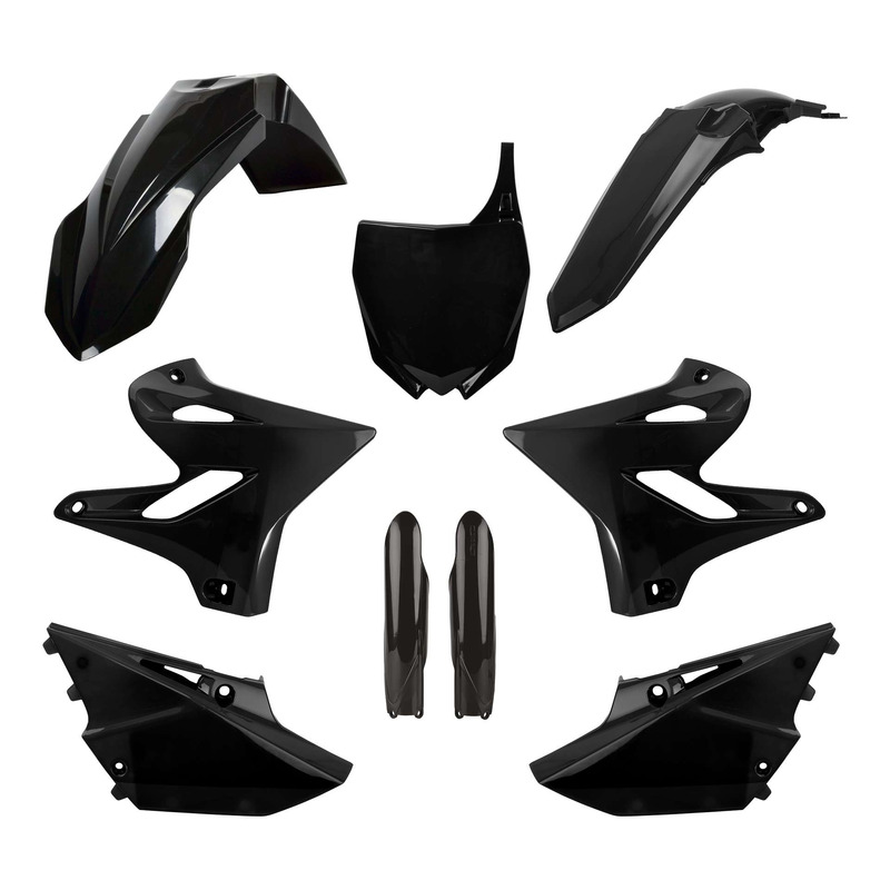 Kit plastique complet Polisport type origine noir Yamaha YZ 125 15-21