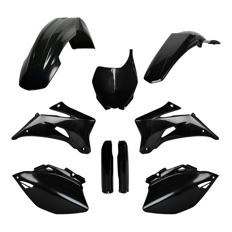 Kit plastique complet Polisport type origine noir Yamaha YZ 250F 06-07