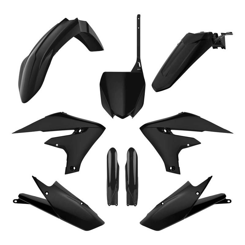 Kit plastique complet Polisport type origine noir Yamaha YZ 250F 19-23