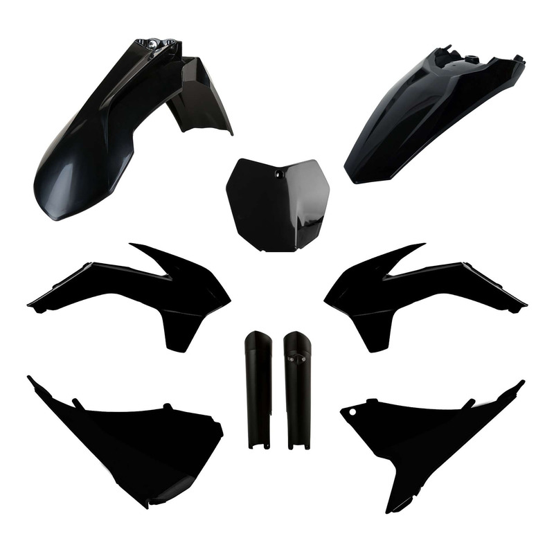 Kit plastique complet Polisport type origine noir KTM SX 150 13-14