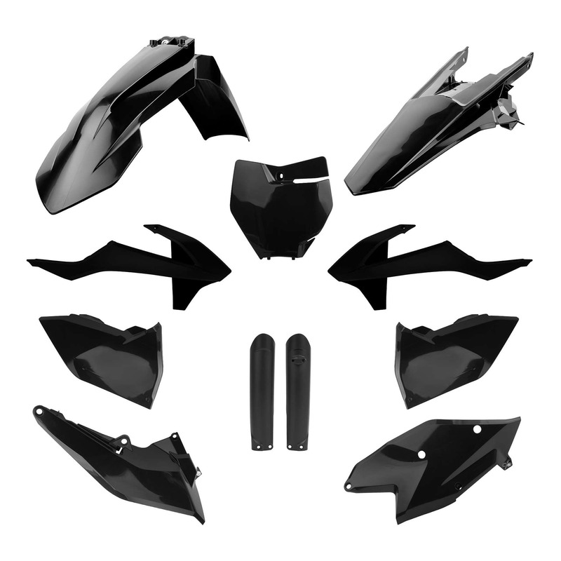 Kit plastique complet Polisport type origine noir KTM SX-F 450 16-18