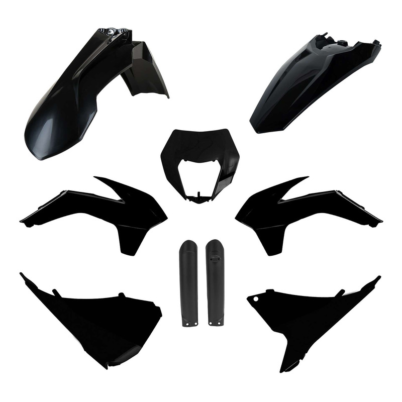 Kit plastique complet Polisport type origine noir KTM EXC-F 350 2016