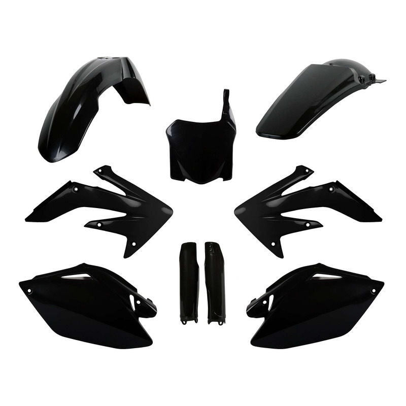 Kit plastique complet Polisport type origine noir Honda CRF 250R 2008