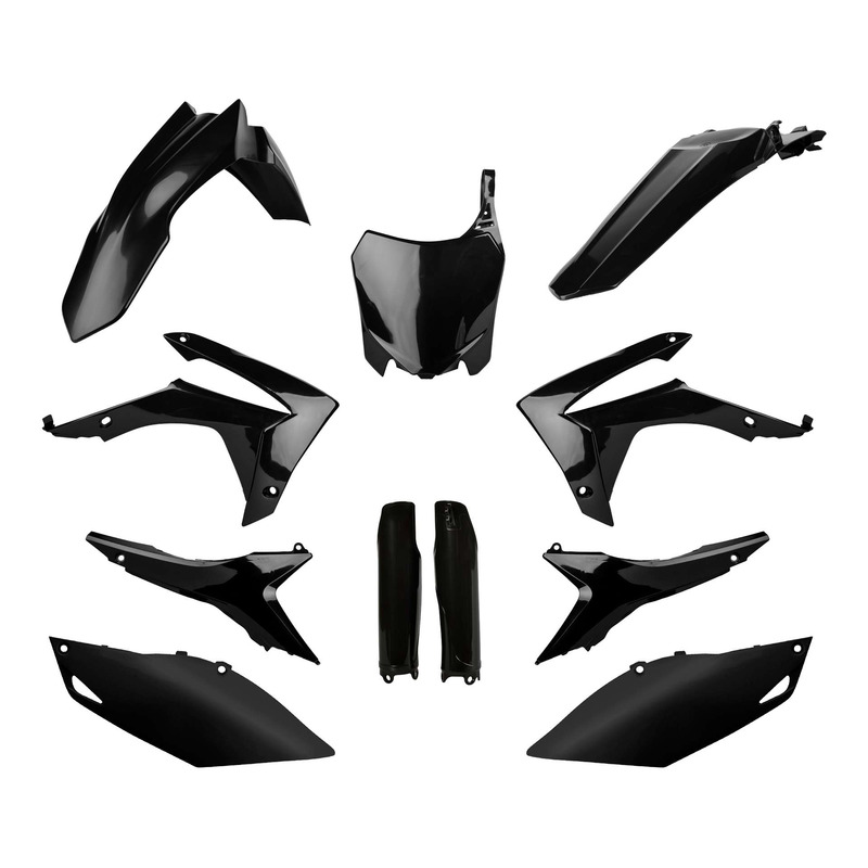 Kit plastique complet Polisport type origine noir Honda CRF 250R 14-17