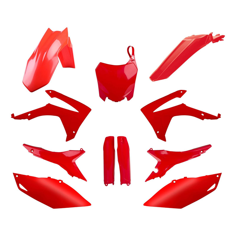 Kit plastique complet Polisport type origine rouge cr 2004 Honda CRF 2