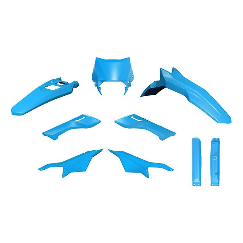 Kit Plastique Complet RTECH Bleu Clair 6 PiÃ¨ces pour Surron Ultra Bee