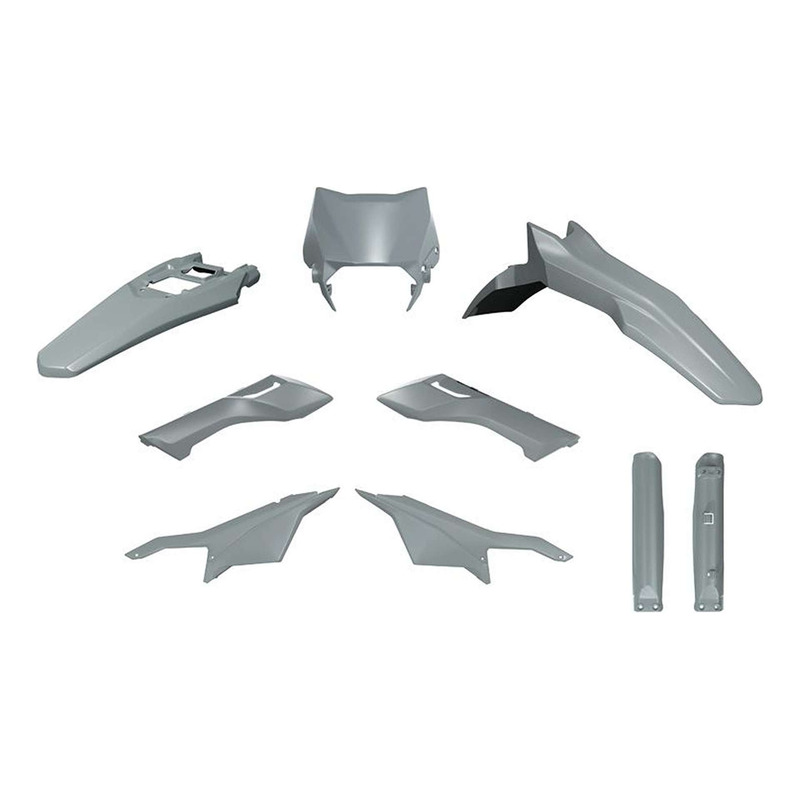 Kit Plastique Complet RTECH Gris Quantum 6 PiÃ¨ces pour Surron Ultra B