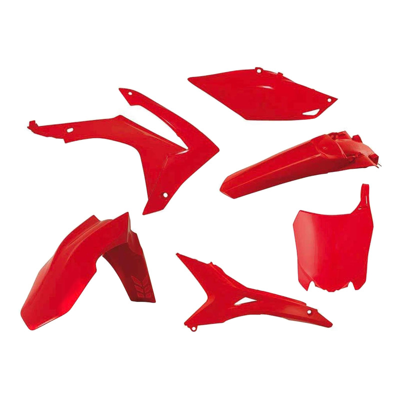 Kit Plastique Complet RTECH Rouge 6 PiÃ¨ces pour Honda 250 CRF 14-17