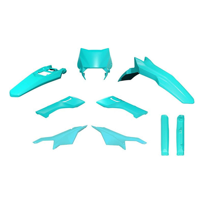 Kit Plastique Complet RTECH Vert dâ  Eau 6 PiÃ¨ces pour Surron Ultra B