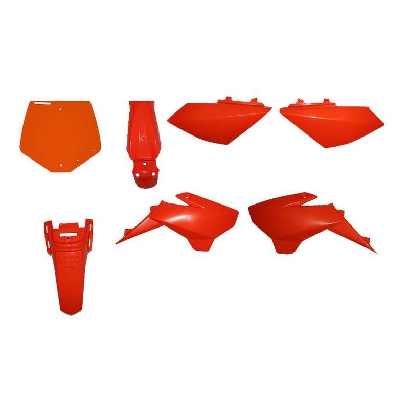 Kit plastique complet YCF 88cc jusqu’à 2019 orange