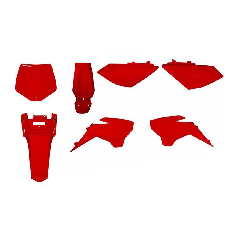 Kit plastique complet YCF 88cc jusqu’à 2019 rouge