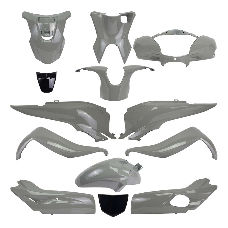 Kit plastique gris nardo 13 pièces Honda SH 125 2017-19