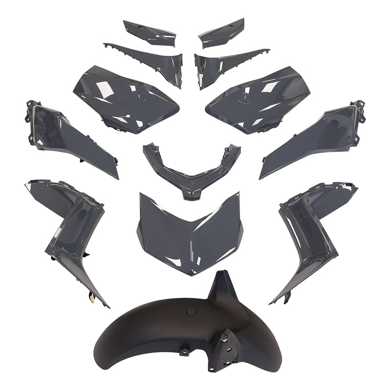Kit plastique gris nardo 13 pièces Yamaha X-MAX