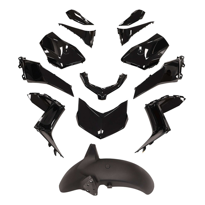 Kit plastique noir brillant 13 pièces Yamaha X-MAX