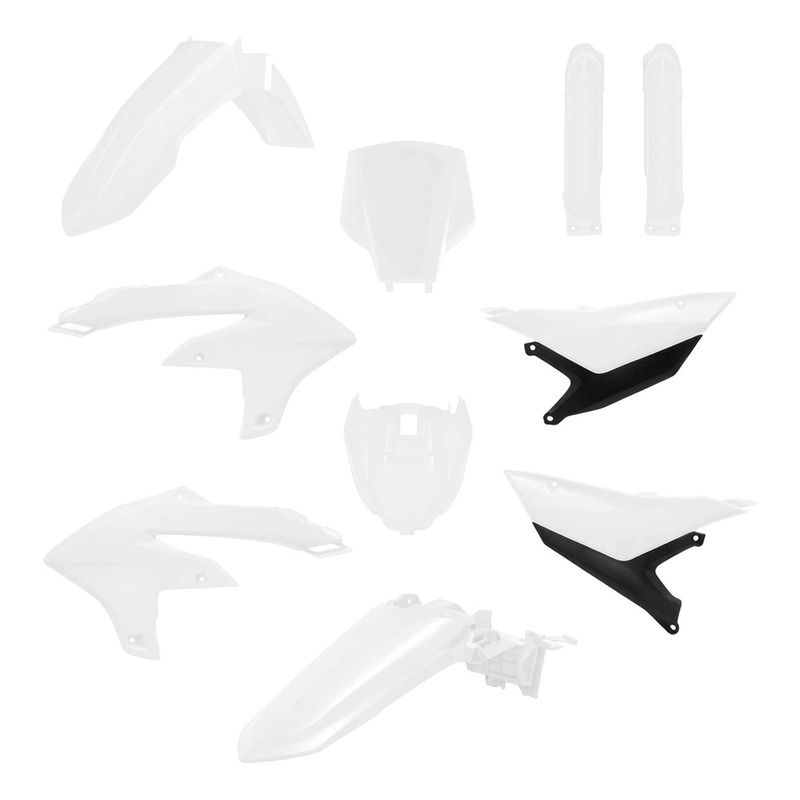 Kit Plastique POLISPORT Blanc 7P Yamaha YZF 450 26