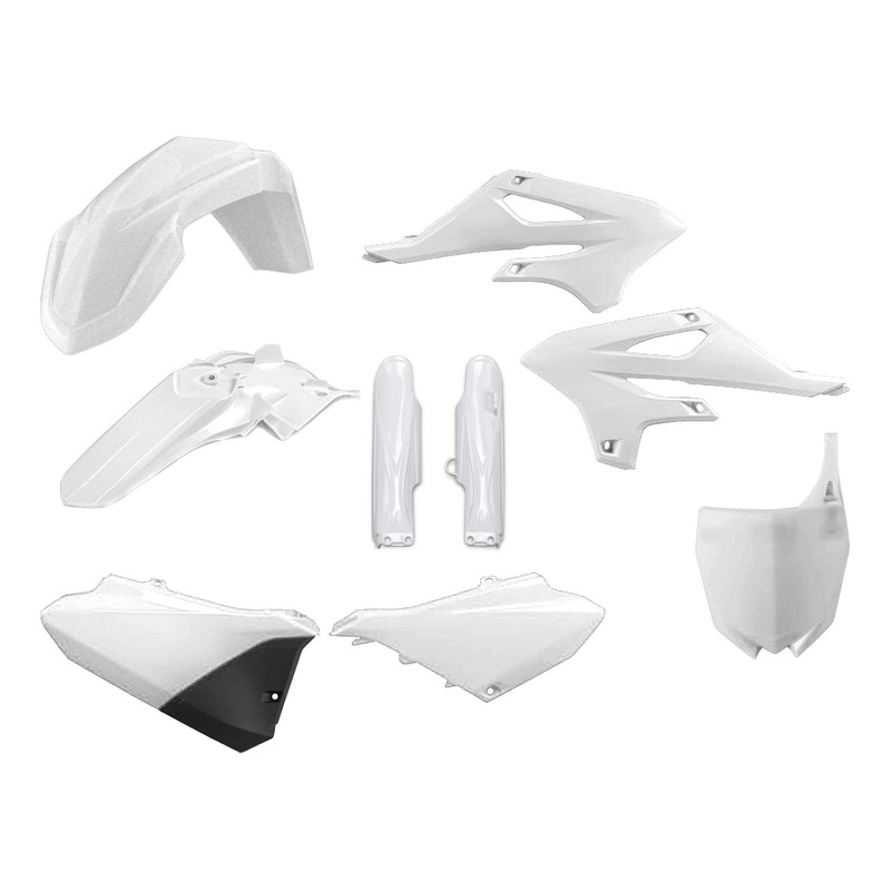 Kit Plastique Complet POLISPORT Type Origine Blanc - Yamaha 85 YZ 22-2