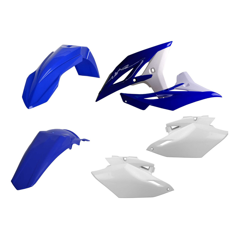 Kit Plastique POLISPORT Enduro Type Origine Bleu / Blanc pour Yamaha 450 WRF 12-16