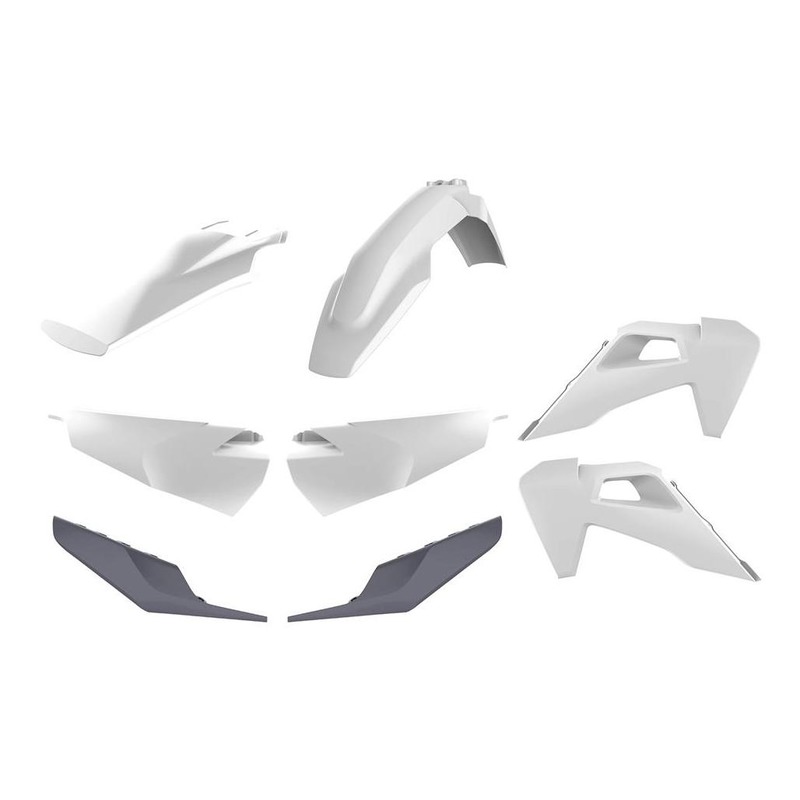 Kit plastique Polisport Husqvarna 250 FE 2020 blanc (couleur origine 2