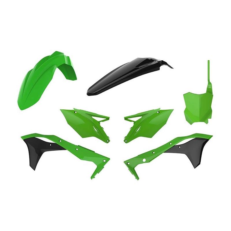 Kit plastique Polisport Kawasaki 450 KX-F 16-18 vert/noir