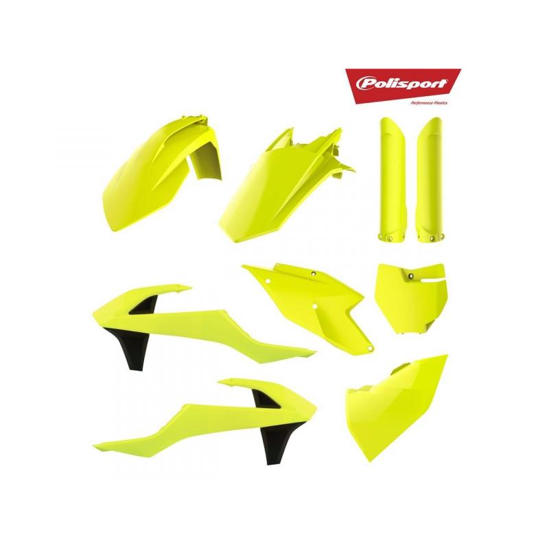 Kit plastique Polisport KTM 450 SX-F 16-17 jaune fluo
