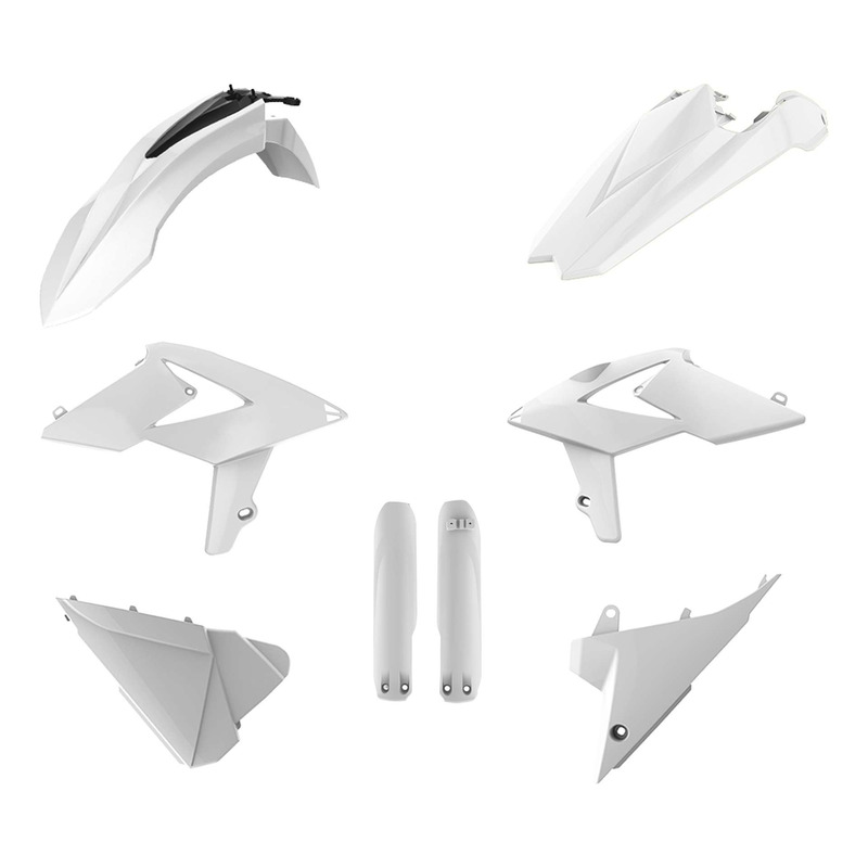 Kit Plastique Standard POLISPORT Type Origine Blanc - Beta RR 2T / 4T 2019
