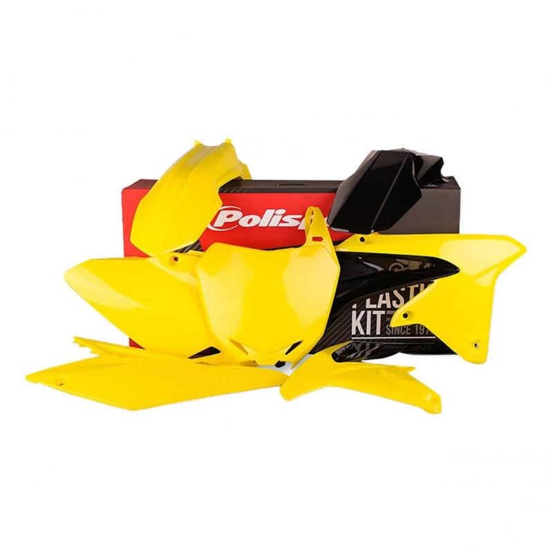 Kit plastique Polisport Suzuki 250 RM-Z 10-18 jaune/noir (couleur orig