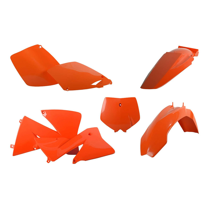 Kit plastique Polisport type origine orange KTM EXC 250 2003