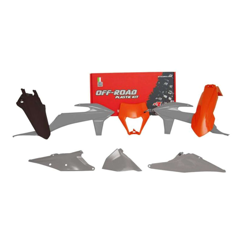 Kit plastique Rtech - KTM EXC/EXCF 20-23 - Orange/Gris/Noir