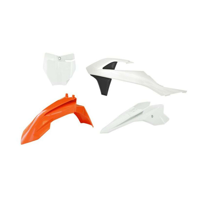 Kit plastique Rtech - KTM SX 50cc 16-23 - Blanc/Orange/Noir