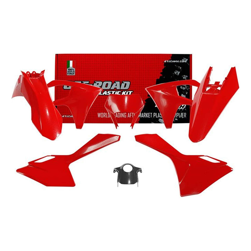 Kit Plastique RTECH Rouge 6 PiÃ¨ces pour Gasgas EC/ECF 2024