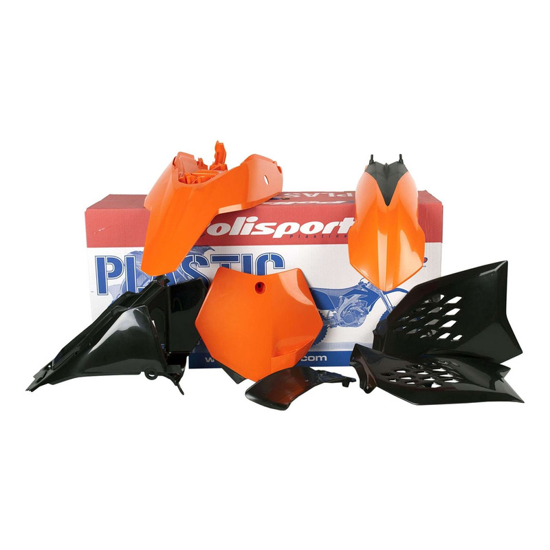 Kit Plastique Standard POLISPORT Type Origine Orange / Noir â   KTM 65