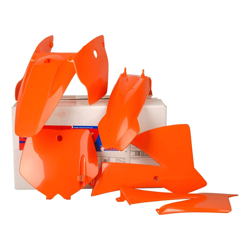 Kit Plastique Standard POLISPORT Type Origine Orange â   KTM 65 SX 02-