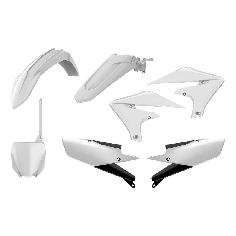 Kit Plastique Standard POLISPORT Type Origine Blanc â   Yamaha 250 YZF