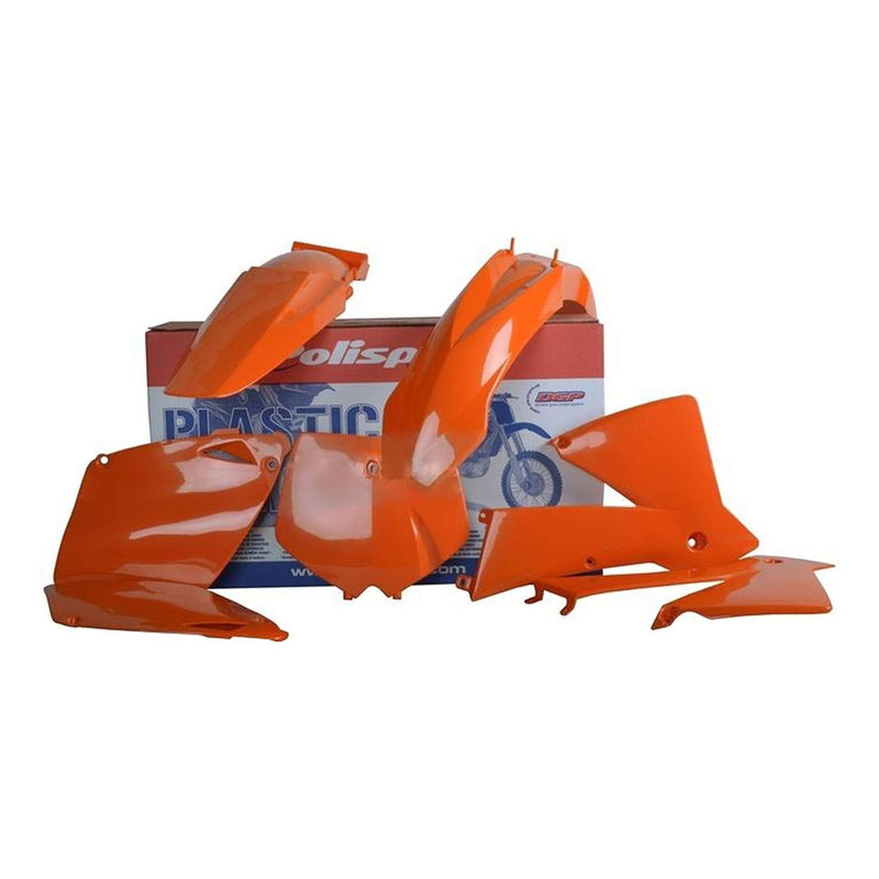 Kit Plastique Standard POLISPORT Type Origine Orange â   KTM 125 / 250